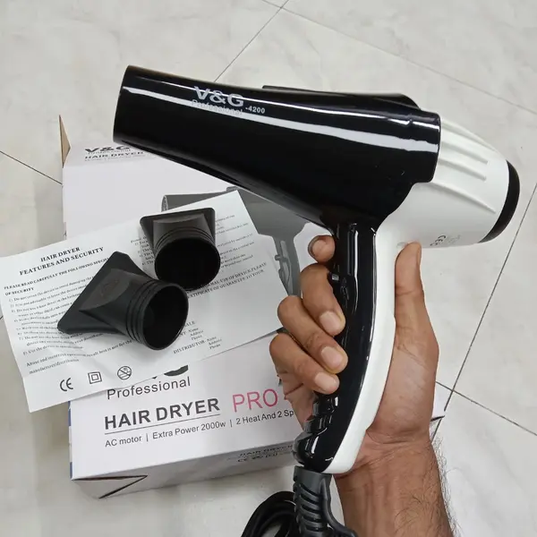 V&G Pro- 4200 Professional Hair dryer AC motor Extra Power 2000w – View 2